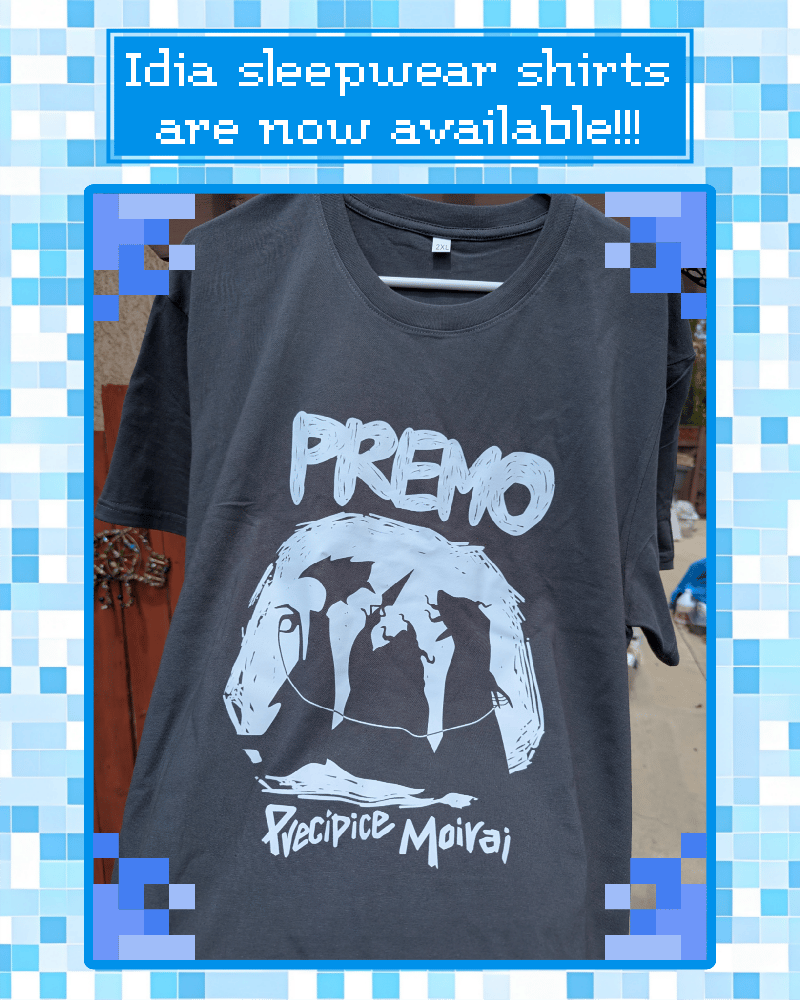 Image of Disney Twisted Wonderland Idia Shroud sleepwear SSR T shirt  (RESTOCKING NOW!!!)