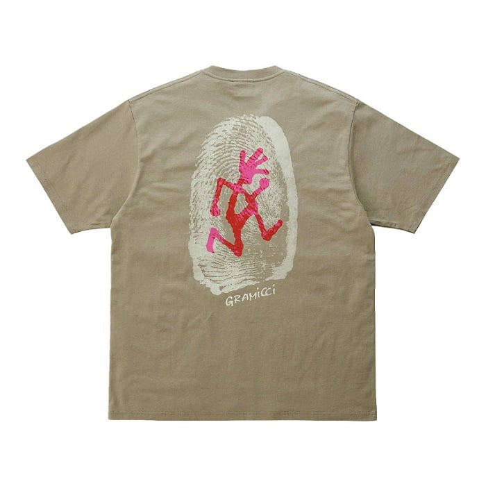Image of GRAMICCI THUMBPRINT TEE KHAKI