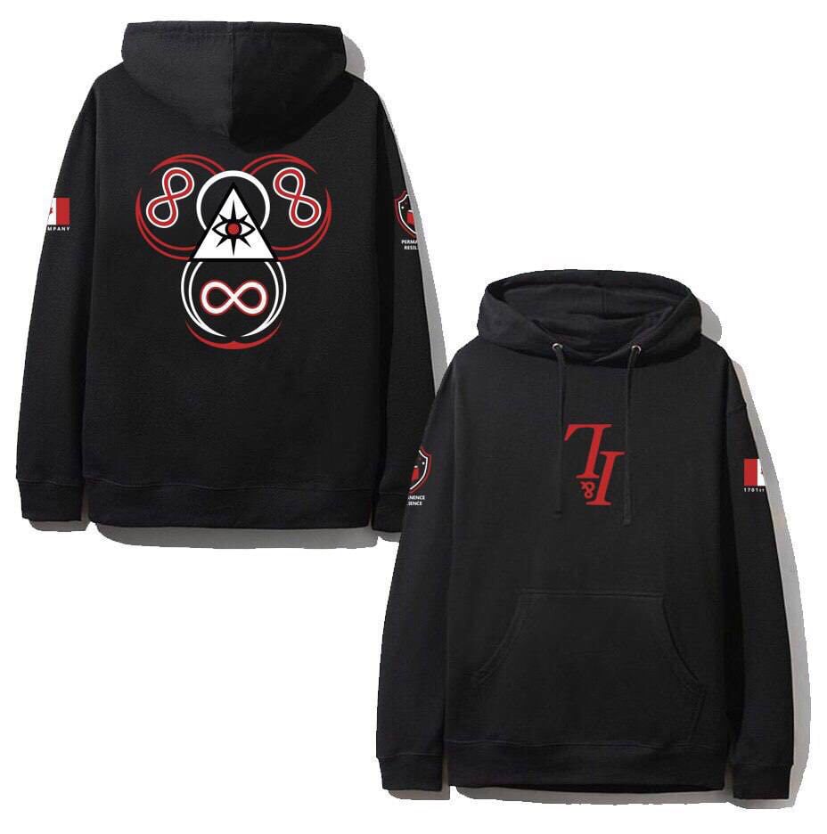 Image of implemonti “Red Ranger: Eternal Cloak” Hoodie