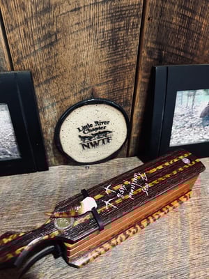 Image of Wenge/Mahogany with Snakewood inlay