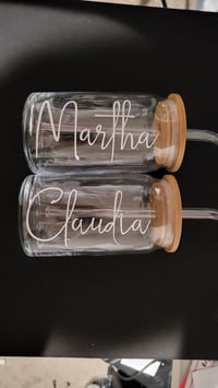 Image 2 of Customized Name Glass