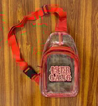 Clear "GANG" Shoulder Bag