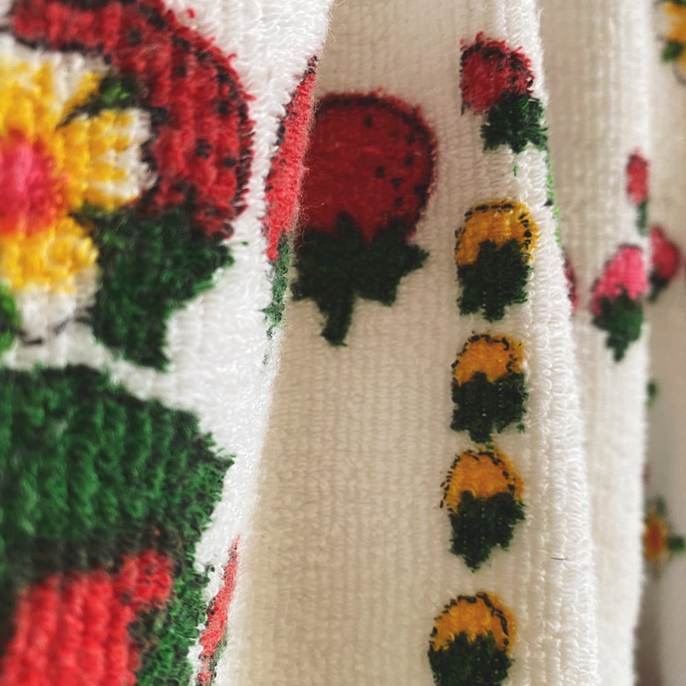 Image of Wild Strawberry Terrycloth Granny Shorts 2