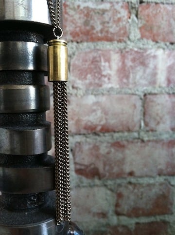 Image of Bullet Tassel Necklace