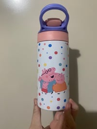 Image 2 of Peppa pig 12oz stainless drink bottle 