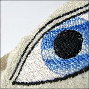 Image of Embroidered Eye Pairs
