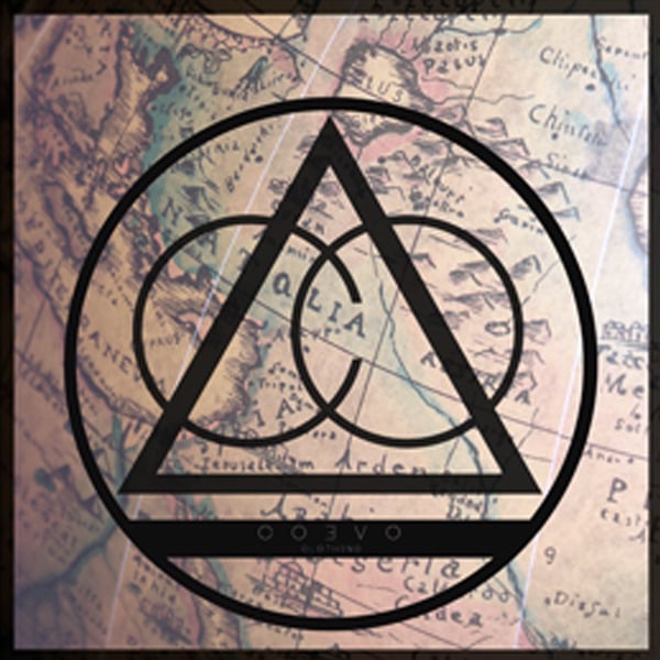 Image of MAP GEOMETRY BLACK T-SHIRT