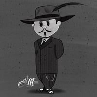 Pachuco Cartoon Print 8.5x11