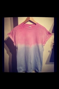 Image of Tye Dye Half and Half T-shirt.