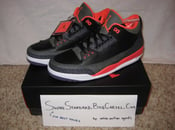 Image of Nike Air Jordan 3 Retro "Bright Crimson" - New With Box - sz 7-13