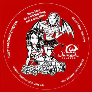Image of Wicked Red Sticker