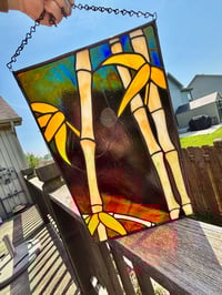 Image 4 of Bamboo Panel - Nightscape Scene