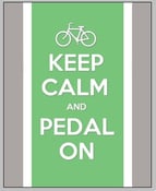 Image of Keep Calm and Pedal On