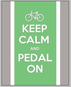 Image of Keep Calm and Pedal On