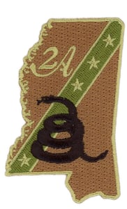 Image of Mississippi Second Amendment Morale Patch Multicam