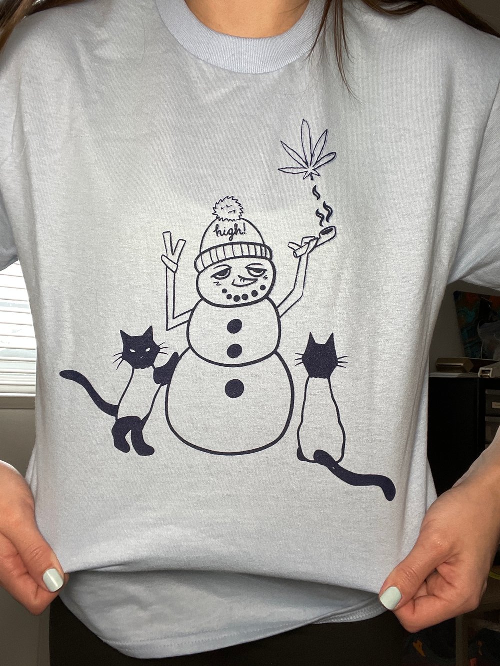 Image of Stoney Snowman T-Shirt (light blue)