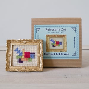 Image of Abstract Art 'Tiny Tapestry' Needlepoint Kit
