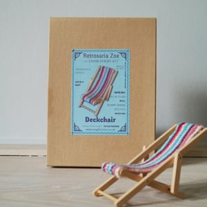 Image of Deckchair 'Tiny Tapestry' Needlepoint Kit