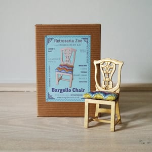 Image of Bargello Chair 'Tiny Tapestry' Needlepoint kit
