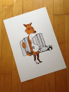 Image of  Gus the Fox Print