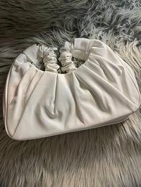 Image 2 of White Hobo Tote Bag