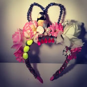 Image of Kitsch Sweetheart Floral Headband (with bird)