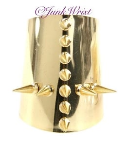 Image of Long Metal Spiked Cuff 