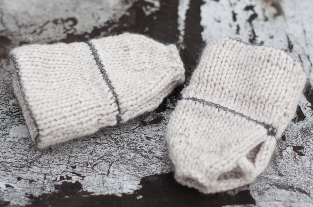 Image of Chunky Transfer Fingerless Gloves