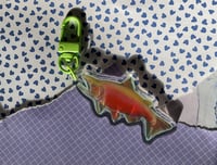 Image 1 of Coho Salmon Keychain 