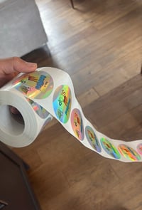Roll of 100 Certified AI Slop Stickers