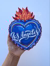 Image 1 of "L.A. STRONG" HEART SVG / ARCHIVO DIGITAL