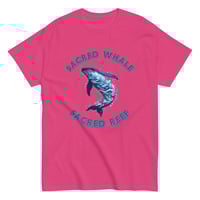 Image 5 of Unisex classic tee, Sacred Whale Sacred Reef Coastal Ocean Coral Reef Whale Tee