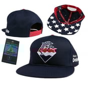 Image of Pink Dolphin Olympic waves snapback in Navy