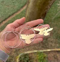Image 2 of Hawk In Flight Earrings
