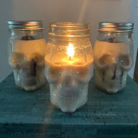 Image 3 of Skull Vibes Soy Candle