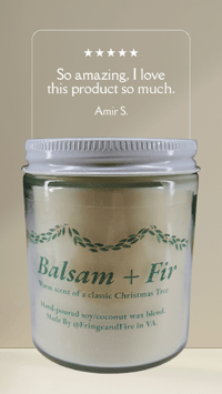 Image 5 of Balsam and Fir Candle
