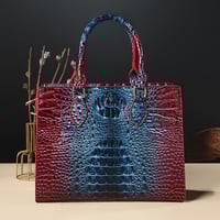 Image 17 of 3pcs Set Crocodile Print Tote Bag - Large Capacity, Women'S Fashion Handbag, Shoulder Bag And Purse