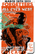 Image of All Eyes West / Forgetters Show Poster * SHIPPED FREE!