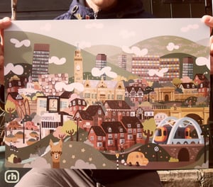 Image of 'Ultimate Sheffield' A3 Print