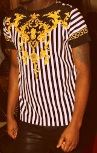 Image of Celebrity Versace Print Shirt