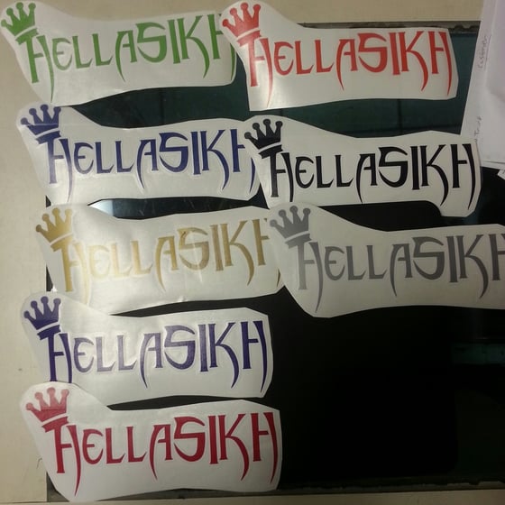 Image of HellaSIKH stickers