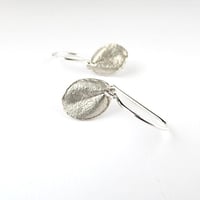 Image 3 of Tiny ohi'a leaf earrings