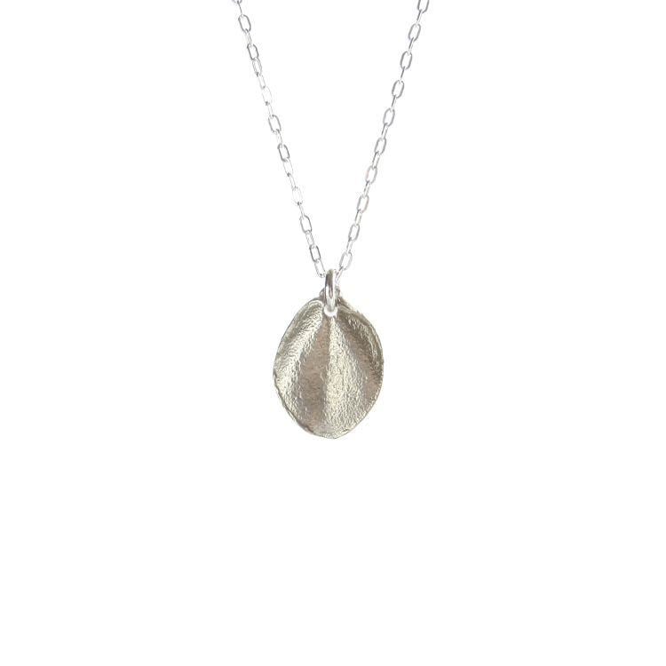 Image of Tiny ohi'a leaf necklace
