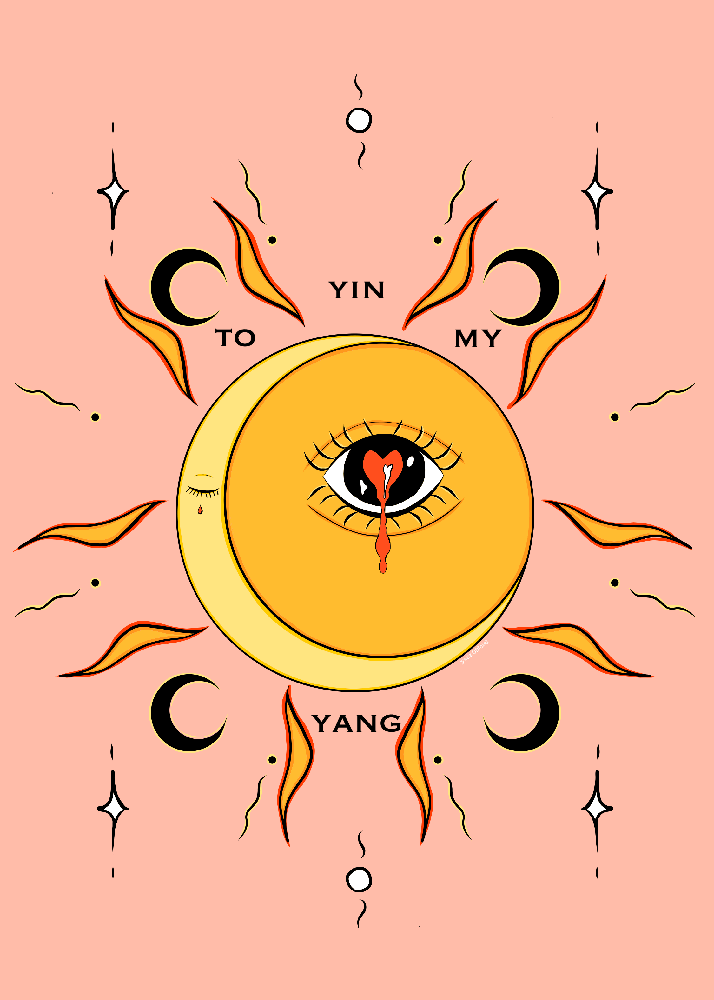 Image of Yin to my yang print