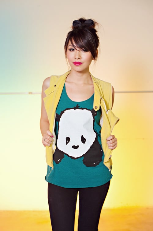 Image of "Baby Panda" Racerback Tank Top