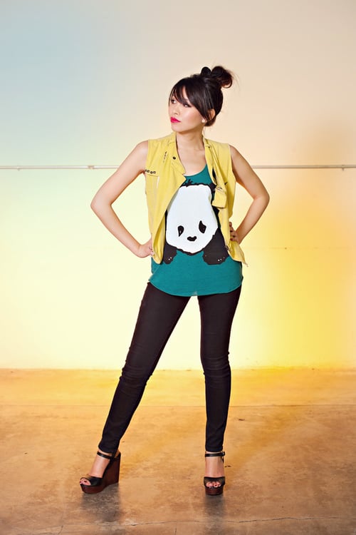 Image of "Baby Panda" Racerback Tank Top