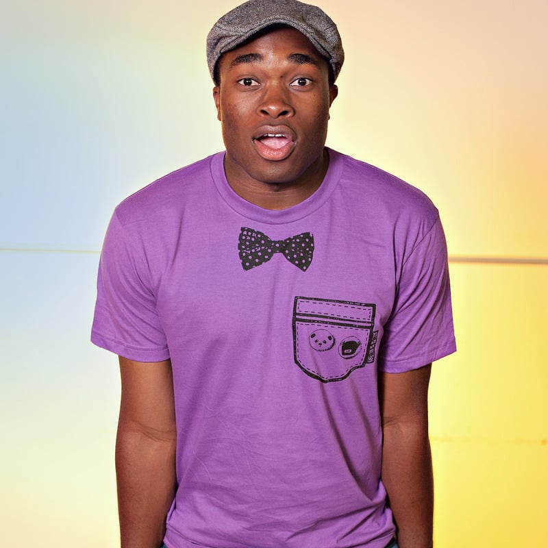 Image of "Bowtie x Pocket" Unisex Tee (Ultraviolet)