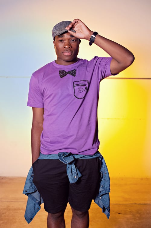 Image of "Bowtie x Pocket" Unisex Tee (Ultraviolet)