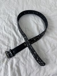 Image 2 of 00s Black leather belt 