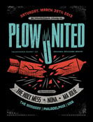 Image of Plow United record release show poster